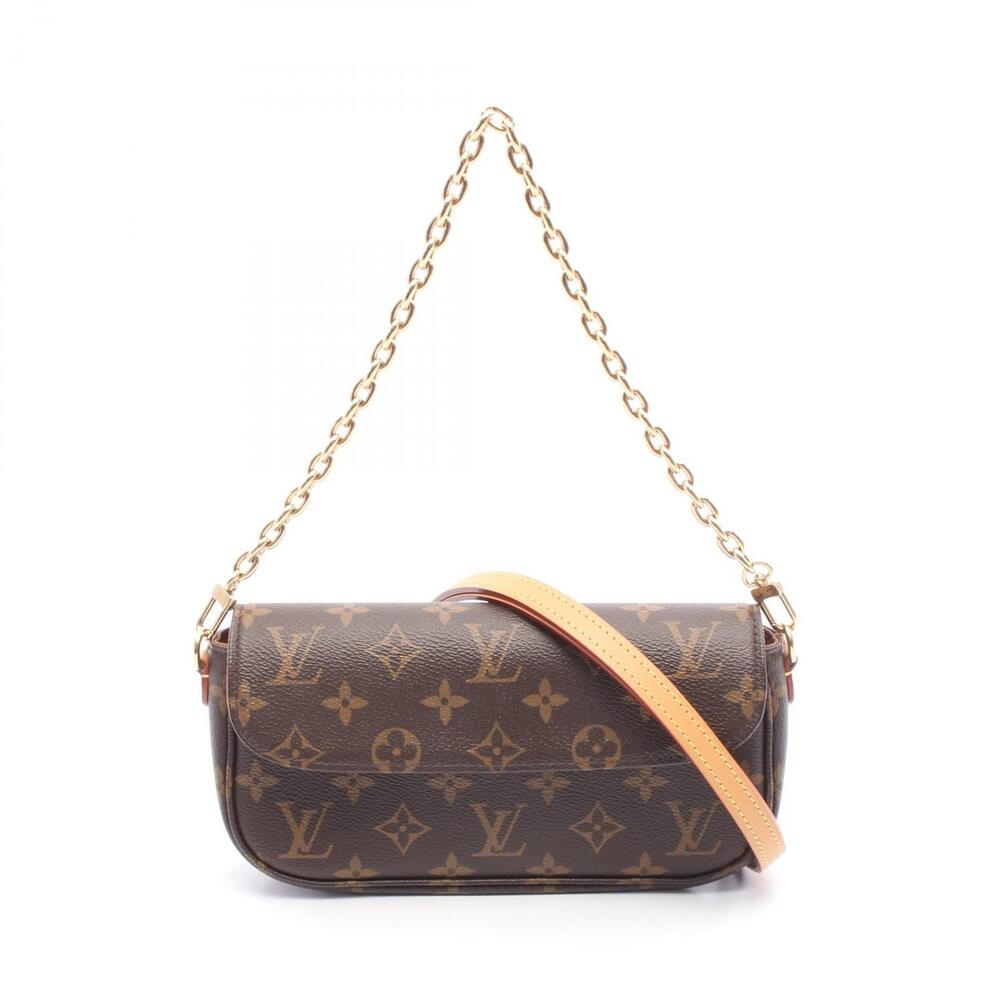 Louis Vuitton Wallet on Chain Ivy Handbag Canvas Brown